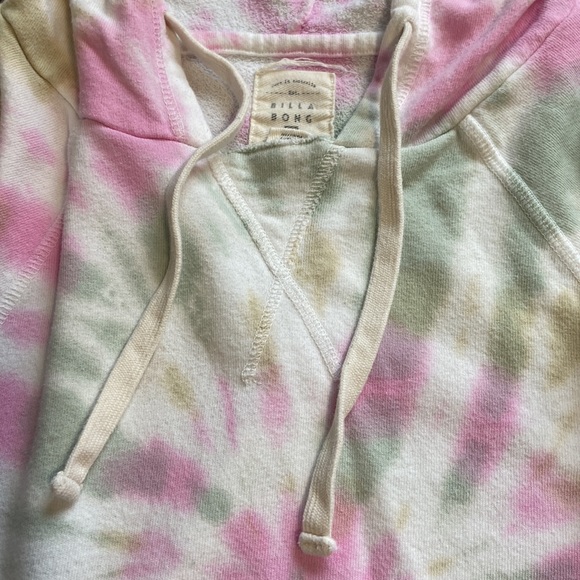 Billabong Tie Dye Hooded Sweatshirt Size Small - Picture 5 of 9